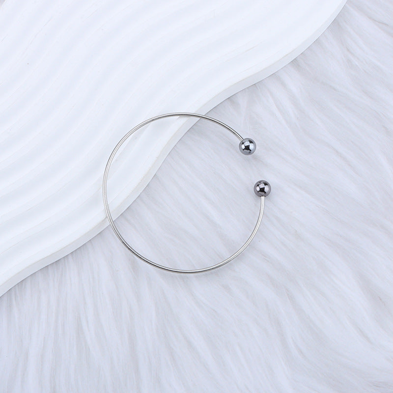 Wholesale DIY Beaded Bracelet Unlimited Creative Couple Handstring Beaded Round Head Bracelet